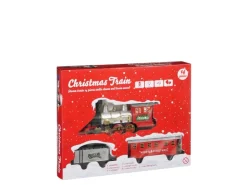 Mica Decorations Zug Rot Mit Dampf und Zuggeräusche 14 Teilen