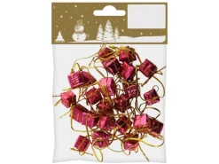 Mini-Päckchen-Girlande Rot 180 cm