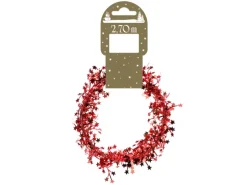 Mini-Sternchen-Girlande Rot 270 cm