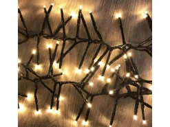 Mojawo 700er Cluster-Lichterkette LEDs Innen und Außen Warmweiß