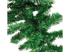 Mojawo 2er Set Tannengirlande Künstlich  270 cm Weihnachtsdeko für Innen und Außen Kunststoffgirlande