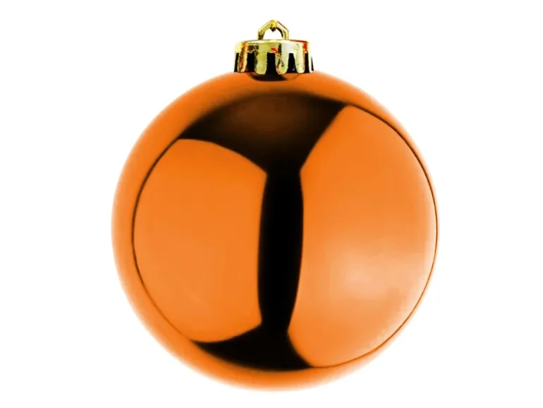 Mojawo Mega Christbaumkugeln Weihnachtsbaumkugeln Baumschmuck Baumkugel Orange 30cm