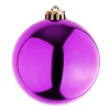 Mojawo Mega  Christbaumkugeln Weihnachtsbaumkugeln Baumschmuck Baumkugel Lila 30cm