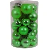 Mojawo 30tlg Christbaumkugeln Weihnachtskugeln Schmuckkugeln Baumschmuck Limegrün 4 5 6 7cm