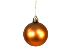 Mojawo 30tlg Christbaumkugeln Weihnachtskugeln Schmuckkugeln Baumschmuck Orange 4 5 6 7cm