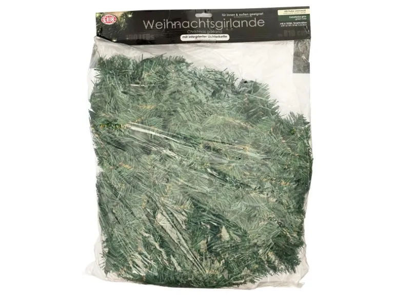 Mojawo XXL 100 LED Girlande Beleuchtet Tannengirlande Lichterkette 810 cm Außen