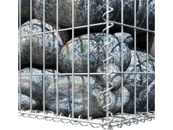 Niederberg Metall Gabione 100 x 30 x 30 cm - Maschenweite 5 x 10 cm