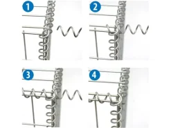 Niederberg Metall Gabione 100 x 30 x 30 cm - Maschenweite 5 x 10 cm