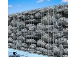 Niederberg Metall Gabione 80 x 100 x 50 cm - Maschenweite 5 x 10 cm