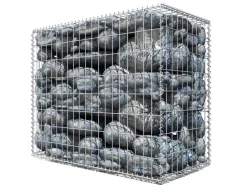 Niederberg Metall Gabione 80 x 100 x 50 cm - Maschenweite 5 x 10 cm