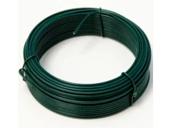 Niederberg Metall Spanndraht 2 mm Grün Ummantelt 25 Meter
