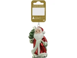 Nikolaus Kunststoff Rot/Weiß 8 cm