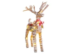 Näve LED Weihnachtsdeko Rentier Natur