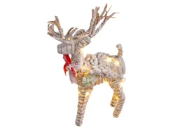 Näve LED Weihnachtsdeko Rentier Natur