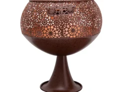 Näve LED-Deko-Solarleuchte mit Standfuß 25 cm mit Flammeneffekt