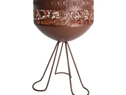 Näve LED-Deko-Solarleuchte mit Standfuß 34,5 cm mit Flammeneffekt