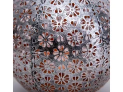 Näve LED-Deko-Solarleuchte Silber 2er-Set 18 cm