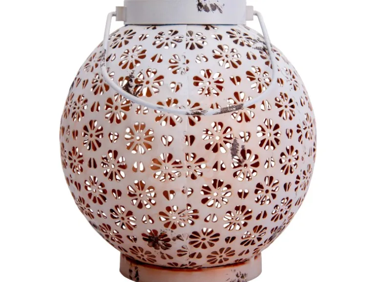 Näve LED-Deko-Solarleuchte Weiß 18 cm 2er-Set