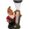 Näve LED-Deko-Solarleuchte Zwerg mit Thermostat 26 cm