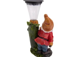 Näve LED-Deko-Solarleuchte Zwerg mit Thermostat 26 cm