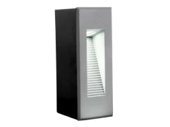 Näve LED-Einbau-Außenwandleuchte Kolari Silber 17,1 cm x 7,3 cm x 6,6 cm