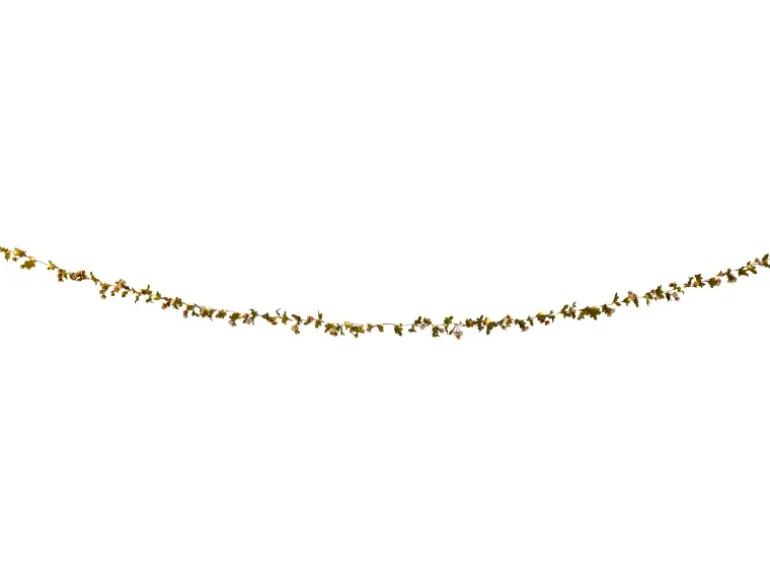 Näve LED-Lichterkette Röschen mit Blüten und Blättern