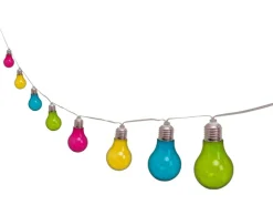 Näve LED-Lichterkette Solar außen IP44 Bunt 3,6 m