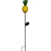 Näve LED-Solar-Erdspieß Ananas Orange 81 cm