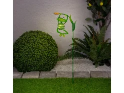 Näve LED-Solar-Erdspieß Frosch 66 cm
