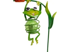 Näve LED-Solar-Erdspieß Frosch 66 cm