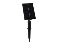 Näve LED-Solar-Erdspießleuchten Nomi Schwarz 33 cm x 475 cm x 4,8 cm 6er-Set