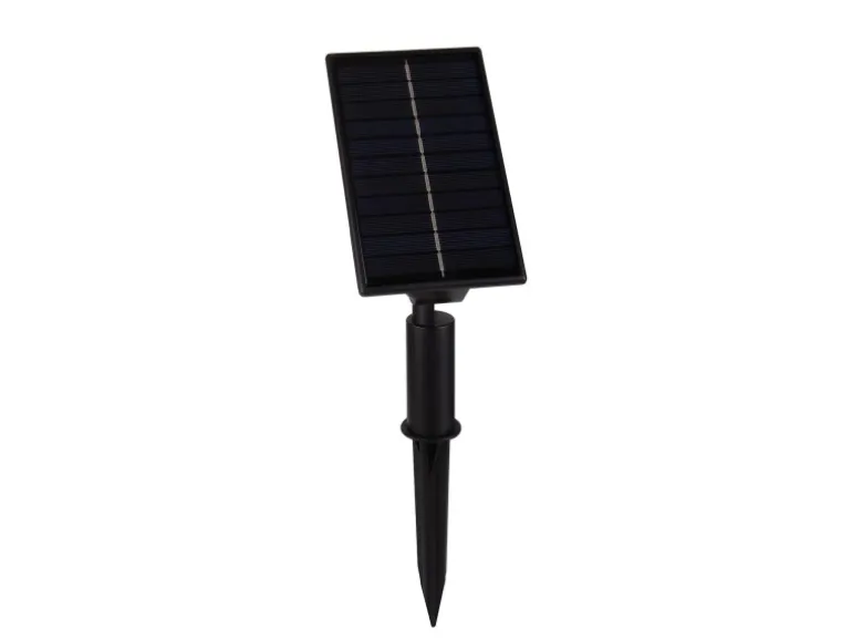 Näve LED-Solar-Erdspießleuchten Nomi Schwarz 33 cm x 475 cm x 4,8 cm 6er-Set