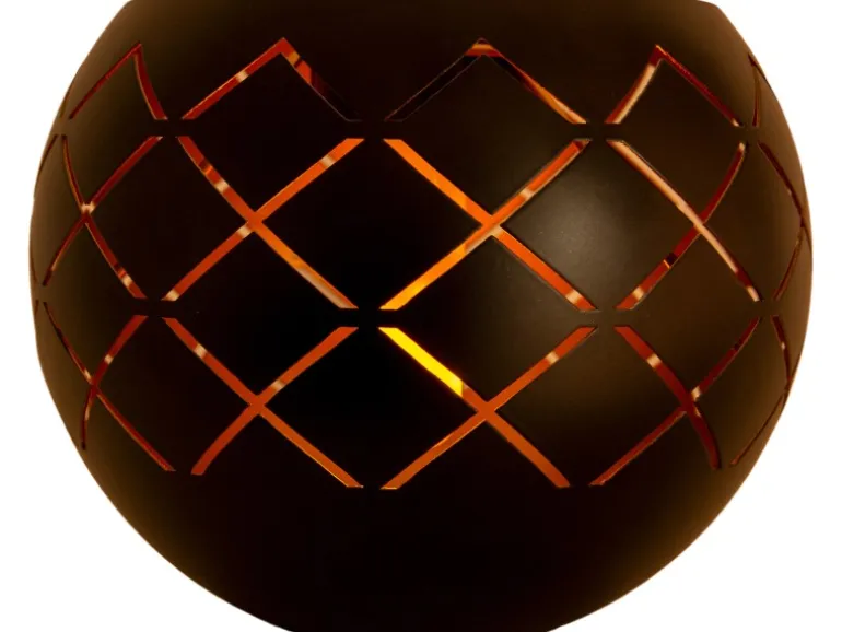 Näve LED-Solarleuchte Bowl Warmweiß mit Flammeneffekt 20 cm