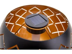 Näve LED-Solarleuchte Bowl Warmweiß mit Flammeneffekt 20 cm