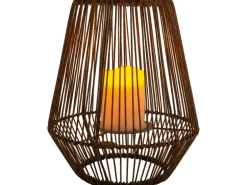 Näve LED-Solarleuchte Plasto Warmweiß mit Flammeneffekt 26 cm