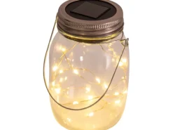 Näve LED-Solar-Outdoortischleuchte 3er-Set 13 cm