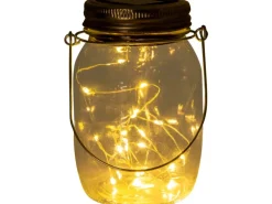 Näve LED-Solar-Outdoortischleuchte 3er-Set 13 cm