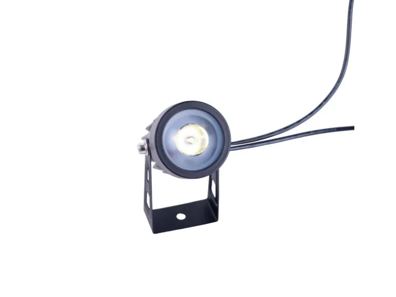 Näve LED-Solarspots Spoti mit Erdspieß Schwarz Ø 4,1 cm x 9 cm 3er-Set