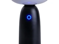 Näve LED-Solar-Tischleuchte Ada Schwarz Ø 16 cm x 22,5 cm