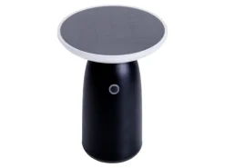 Näve LED-Solar-Tischleuchte Ada Schwarz Ø 16 cm x 22,5 cm