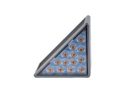 Näve LED-Solar-Treppen-Leuchte Scala Grau 6,2 cm x 11 cm x 5,2 cm 2er-Set