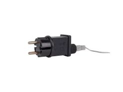 Näve Outdoor 9er-LED Weihnachtslichterkette 3D-Sterne Rot