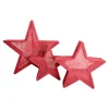 Näve Outdoor LED Deko Weihnachtsstern Rot 3er-Set