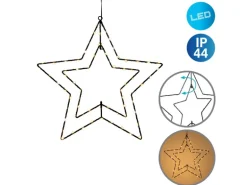 Näve Outdoor LED Weihnachtsdeko Fensterstern Schwarz