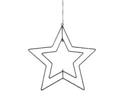 Näve Outdoor LED Weihnachtsdeko Fensterstern Schwarz