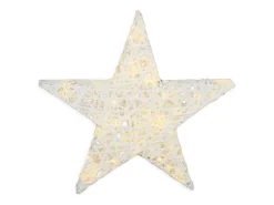 Näve Outdoor LED Weihnachtsdeko Stern Weiß 50 cm