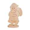 Näve Outdoor LED Weihnachtsdeko Holz Santa 49 cm