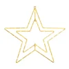 Näve Outdoor LED Weihnachtsdeko Fensterstern Gold 40 cm