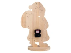Näve Outdoor LED Weihnachtsdeko Holz Santa 80 cm