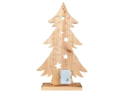Näve Outdoor LED Weihnachtsdeko Holz Tannenbaum 47 cm
